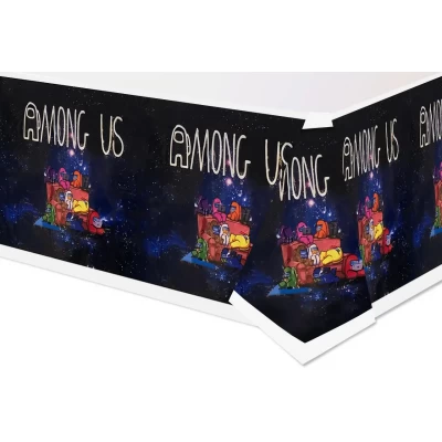 Скатерть детская полиэтиленовая "Амонг Ас" 180x110 см Скатерть детская полиэтиленовая "Амонг Ас" 180x110 см