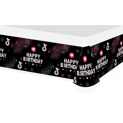 Скатерть детская полиэтиленовая "Тик Ток" 180x110 см Скатерть детская полиэтиленовая "Тик Ток" 180x110 см