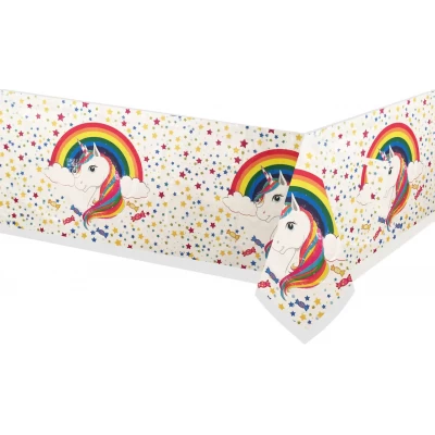 Скатерть детская полиэтиленовая " Единорог ", 180x110 см Скатерть детская полиэтиленовая " Единорог ", 180x110 см