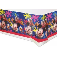 Скатерть детская полиэтиленовая " Микки и Плуто " 180x110 см