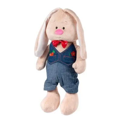 Мягкая игрушка Зайка-кроха мальчик, 43 см