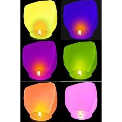 Небесный фонарик купол , цвета ассорти