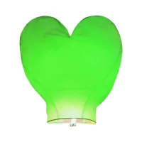 Небесные фонарики сердце зеленое