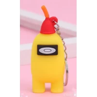 Брелок Амонг Ас жёлтый