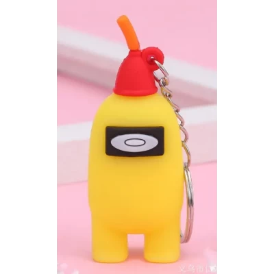 Брелок Амонг Ас жёлтый