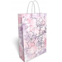 Пакет для подарка большой вертикальный "Цветы" 25х35 см Пакет для подарка большой вертикальный "Цветы" 25х35 см