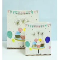 Пакет для подарка большой вертикальный "Бенгальские огни" 26х32 см Пакет для подарка большой вертикальный "Бенгальские огни" 26х32 см