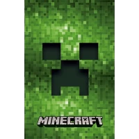 Пакет для подарка большой вертикальный "Майнкрафт-10" 25х38 см  