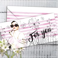 Конверт для денег "For you"