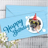 Конверт для денег "Happy Birthday" 