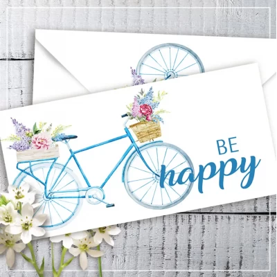 Конверт для денег "Be happy" Конверт для денег "Be happy"