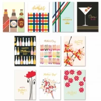 Набор открыток с тиснением 10,5х15 см (10 шт/уп)  