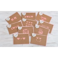 Набор мини открыток 9,5х14 см, (10 шт/уп)  