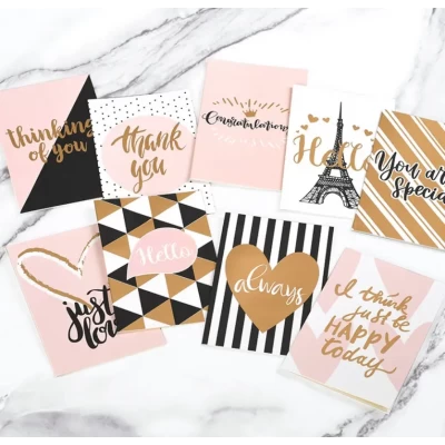 Набор мини открыток с тиснением 9,5х14 см (9 шт/уп) Набор мини открыток с тиснением 9,5х14 см (9 шт/уп)