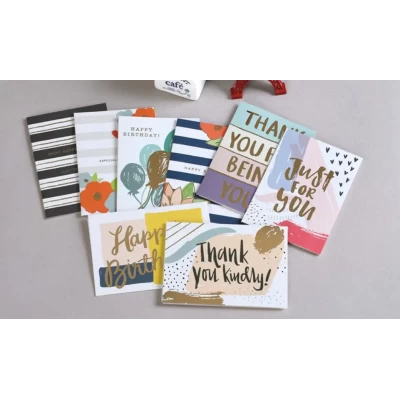 Набор мини открыток с тиснением 9х13 см (8 шт/уп) Набор мини открыток с тиснением 9х13 см (8 шт/уп)