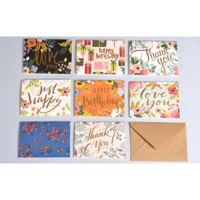 Набор мини открыток с тиснением 10,5х14 см (8 шт/уп) Набор мини открыток с тиснением 10,5х14 см (8 шт/уп)