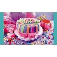 Конверты для денег "Happy Birthday", 10 шт/уп  