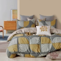 Комплект постельного белья Евро Viluta Сатин Twill 628