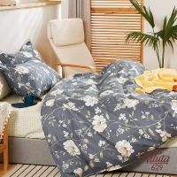Комплект постельного белья Евро Viluta Сатин Twill 629