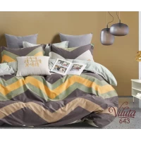 Комплект постельного белья Полуторка Viluta Сатин Twill 643