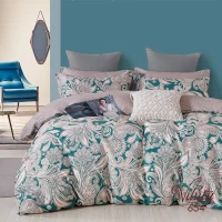 Комплект постельного белья Полуторка Viluta Сатин Twill 654