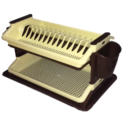 Сушка для посуды двухъярусная 2 поддона