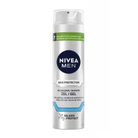 Гель для бритья Nivea Men Серебряная защита, 200 мл