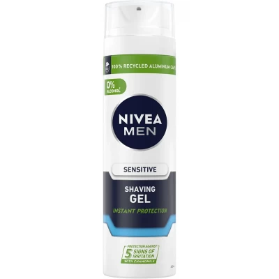 Гель для бритья Nivea Men для чувствительной кожи, 200 мл