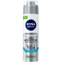 Гель для бритья "Одним движением" Nivea For Men Shaving Gel 200 мл