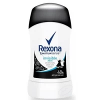 Дезодорант-стик женский твёрдый Rexona Invisible aqua 40 мл	