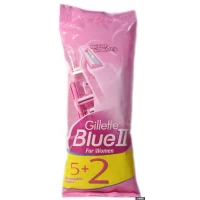 Бритва для женщин Gillette Blue II одноразовая 5 шт. + 2 шт