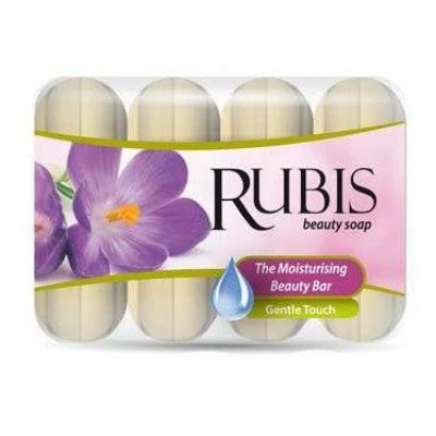 Мыло Rubis Экопак 4*60гр Нежное прикосновение