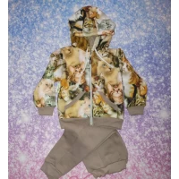 Детский костюм Кот (трехнитка) 1830 Размеры 26-34