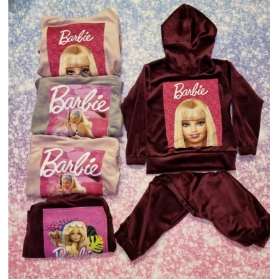 Детский костюм Барби № 440 (велюр) 0244 Размеры 28-36