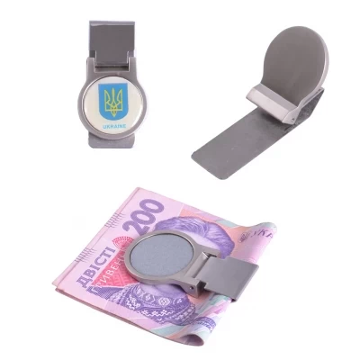 Зажим для денег Герб Украины 