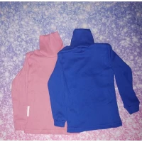 Детская водолазка однотонная большая (рубчик) 0348 Размеры 30-38