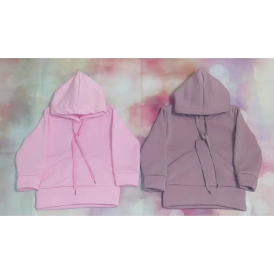 Детская толстовка Розовая (трехнитка) 1138 Размеры 26-34