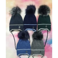 Детская шапка М 22-15 (акрил, подкладка флис) 2114 