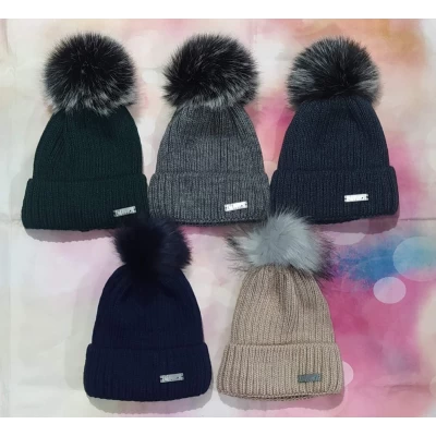 Детская шапка Б для мальчика (акрил, подкладка-флис) 0341 Детская шапка Б для мальчика (акрил, подкладка-флис) 0341