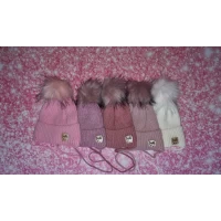 Детская шапка МД 23-15 для девочки (акрил, подкладка флис) 1546