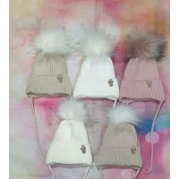 Детская шапка Г 22-02 девочка (акрил, подкладка флис) 2115