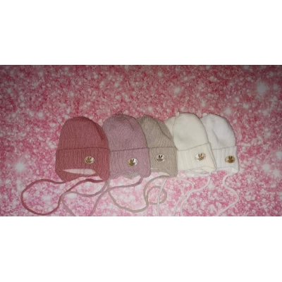 Детская шапка Г 23-01 для девочки (акрил, подкладка флис) 1618 Детская шапка Г 23-01 для девочки (акрил, подкладка флис) 1618