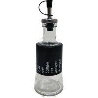 Бутылка стеклянная для соусов, масла, уксуса с дозатором 200мл 