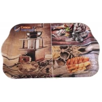 Поднос пластиковый с рисунком 34см*22см 