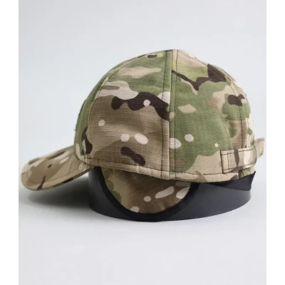 Бейсболка флис ушки Мультикам, размеры XL-2XL Бейсболка флис ушки Мультикам, размеры XL-2XL