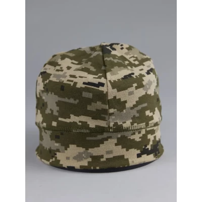 Шапка трикотаж без от. светлый пиксель Шапка трикотаж без от. светлый пиксель