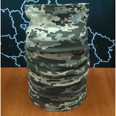 Бафф трикотажный Светлый пиксель Бафф трикотажный Светлый пиксель