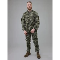 Костюм Сетка КЗС Светлый пиксель, размеры 46-58