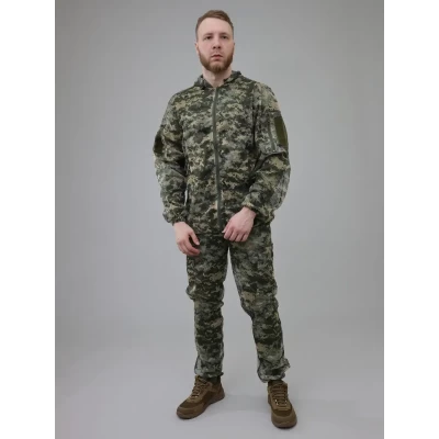 Костюм Сетка КЗС Светлый пиксель, размеры 46-58