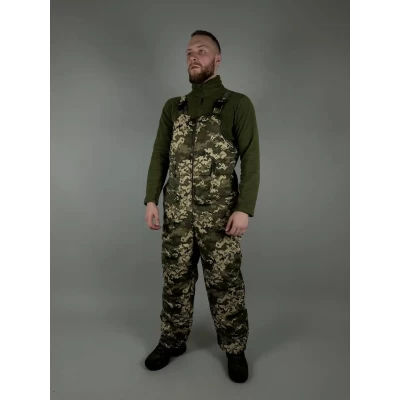 Полукомбинезон зимний Светлый пиксель, размеры 48-50, 52-54, 56-58